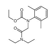 ethyl N-[2-(diethylamino)-2-oxoethyl]-N-(2,6-dimethylphenyl)carbamate结构式