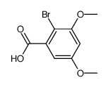 2-bromo-3,5-dimethoxybenzoic acid Structure