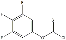 3,4,5-三氟苯基氯硫甲酸酯结构式