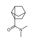 N,N-dimethyl-2,3,4,5,6,7-hexahydrotricyclo[2.2.1.02,6]heptane-1-carboxamide结构式