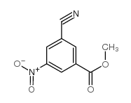 3-氰基-5-硝基苯甲酸甲酯结构式