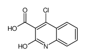 4-Chloro-2-oxo-1,2-dihydroquinoline-3-carboxylic acid Structure