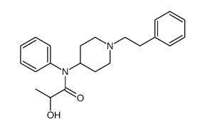 Propanamide, 2-hydroxy-N-phenyl-N-[1-(2-phenylethyl)-4-piperidinyl] Structure