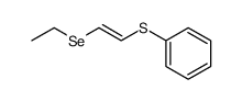 ((E)-2-Ethylselanyl-vinylsulfanyl)-benzene结构式