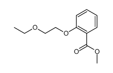 2-(2-ethoxy-ethoxy)-benzoic acid methyl ester Structure