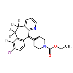 Loratadine-d5结构式