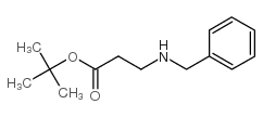 3-(苄基氨基)丙酸叔丁酯结构式
