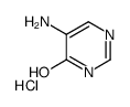 5-Amino-4-hydroxypyrimidine hydrochloride Structure