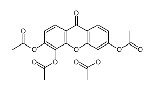 (4,5,6-triacetyloxy-9-oxoxanthen-3-yl) acetate结构式