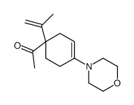 1-(4-morpholin-4-yl-1-prop-1-en-2-ylcyclohex-3-en-1-yl)ethanone Structure