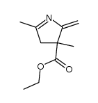 ethyl 3,5-dimethyl-2-methylene-3,4-dihydro-2H-pyrrole-3-carboxylate Structure
