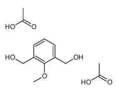 acetic acid,[3-(hydroxymethyl)-2-methoxyphenyl]methanol Structure