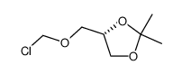 (R)-1-O-chloromethyl-2,3-O-isopropylidene-glycerol结构式
