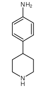 4-(哌啶-4-基)苯胺结构式
