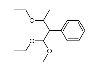 1-methoxy-1,3-diethoxy-2-phenylbutane结构式