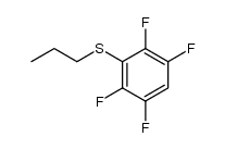 1,2,4,5-tetrafluoro-3-(propylthio)benzene结构式