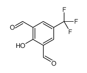 2-hydroxy-5-(trifluoromethyl)benzene-1,3-dicarbaldehyde Structure