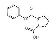 1-(Phenoxycarbonyl)pyrrolidine-2-carboxylic acid Structure