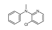 3-chloro-N-methyl-N-phenylpyridin-2-amine结构式