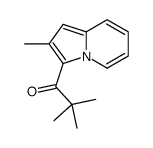 2,2-dimethyl-1-(2-methylindolizin-3-yl)propan-1-one结构式
