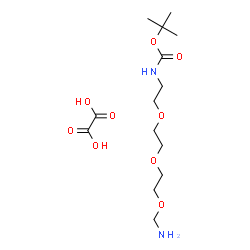 N-Boc-2,2μ-[oxybis(ethylenoxy)]diethylamine oxalate salt structure