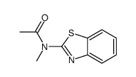Acetamide, N-2-benzothiazolyl-N-methyl- (9CI) Structure