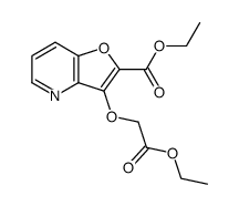 ethyl 3-ethoxycarbonylmethoxyfuro(3,2-b)pyridine-2-carboxylate Structure