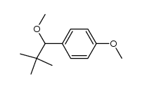 α-tert-butyl-4-methoxybenzyl methyl ether Structure