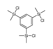 [3,5-bis[chloro(dimethyl)silyl]phenyl]-chloro-dimethylsilane结构式