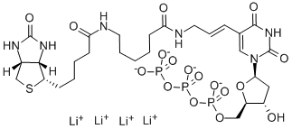 生物素-11-2'-脱氧尿嘧啶-2'-三磷酸结构式