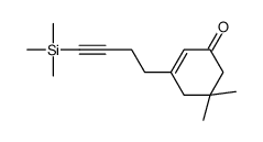 5,5-dimethyl-3-(4-trimethylsilylbut-3-ynyl)cyclohex-2-en-1-one Structure