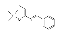 (1E,3Z)-1-phenyl-3-trimethylsilyloxy-2-aza-1,3-pentadiene Structure