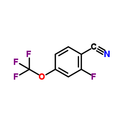2-Fluoro-4-(trifluoromethoxy)benzonitrile结构式