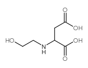 N-(2-羟基乙基)天冬氨酸结构式