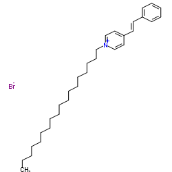 N-十八烷基-4-苯乙烯基吡啶溴盐结构式