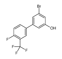 3-bromo-5-[4-fluoro-3-(trifluoromethyl)phenyl]phenol结构式