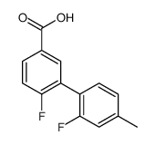 4-fluoro-3-(2-fluoro-4-methylphenyl)benzoic acid Structure