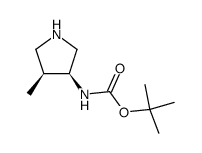 (3S,4S)-3-(Boc-氨基)-4-甲基吡咯烷图片