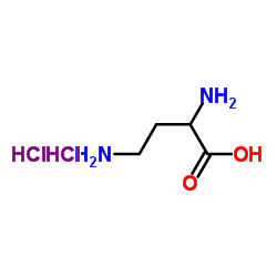 D-2,4-二氨基丁酸二盐酸盐结构式