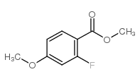 2-氟-4-甲氧基苯甲酸甲酯结构式