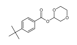 1,4-dioxan-2-yl 4-(tert-butyl)benzoate Structure