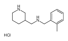 (2-Methyl-benzyl)-piperidin-3-ylmethyl-amine hydrochloride Structure