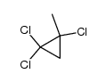 1,1,2-trichloro-2-methylcyclopropane结构式