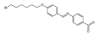 [4-(6-bromohexoxy)phenyl]-(4-nitrophenyl)diazene结构式