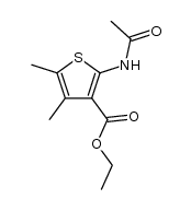 ethyl 2-(acetylamino)-4,5-dimethylthiophene-3-carboxylate Structure