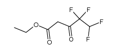ethyl 4,4,5,5-tetrafluoro-3-oxopentanoate结构式