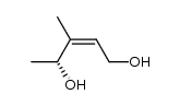 (R,Z)-3-methylpent-2-ene-1,4-diol结构式
