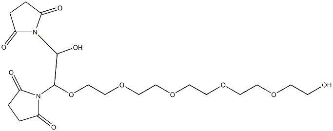 Bis-PEG7-NHS ester结构式