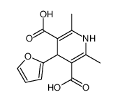 2,6-dimethyl-4-furyl-1,4-dihydropyridine-5-dicarboxylate Structure