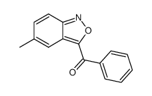 (5-methyl-2,1-benzisoxazol-3-yl)(phenyl)methanone Structure